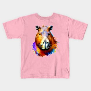 Colorful Capybara Kids T-Shirt